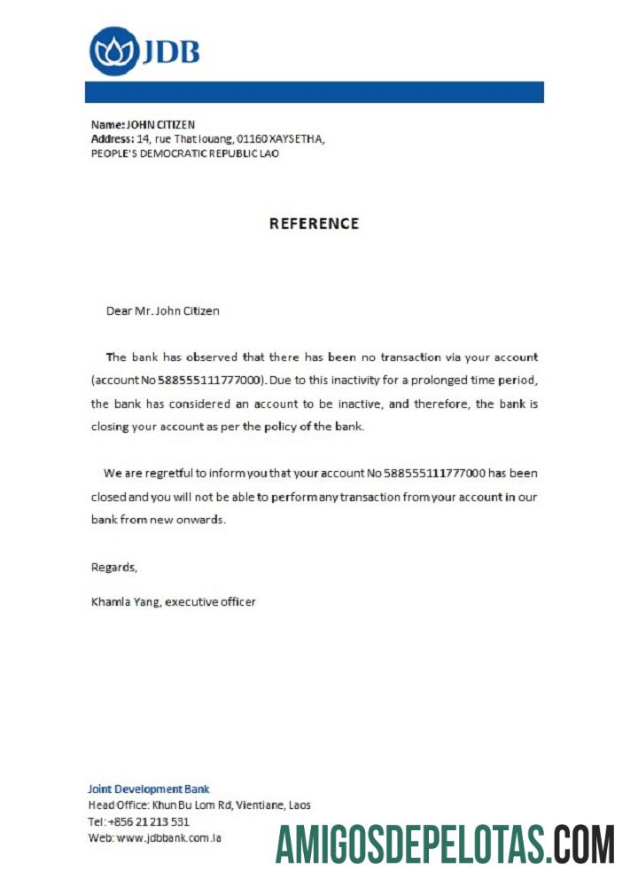 Referência de encerramento do Banco Conjunto de Desenvolvimento do Laos baixar para verificação